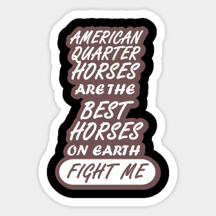 American Quarter Horse mare Stallion Riding Stable Sticker